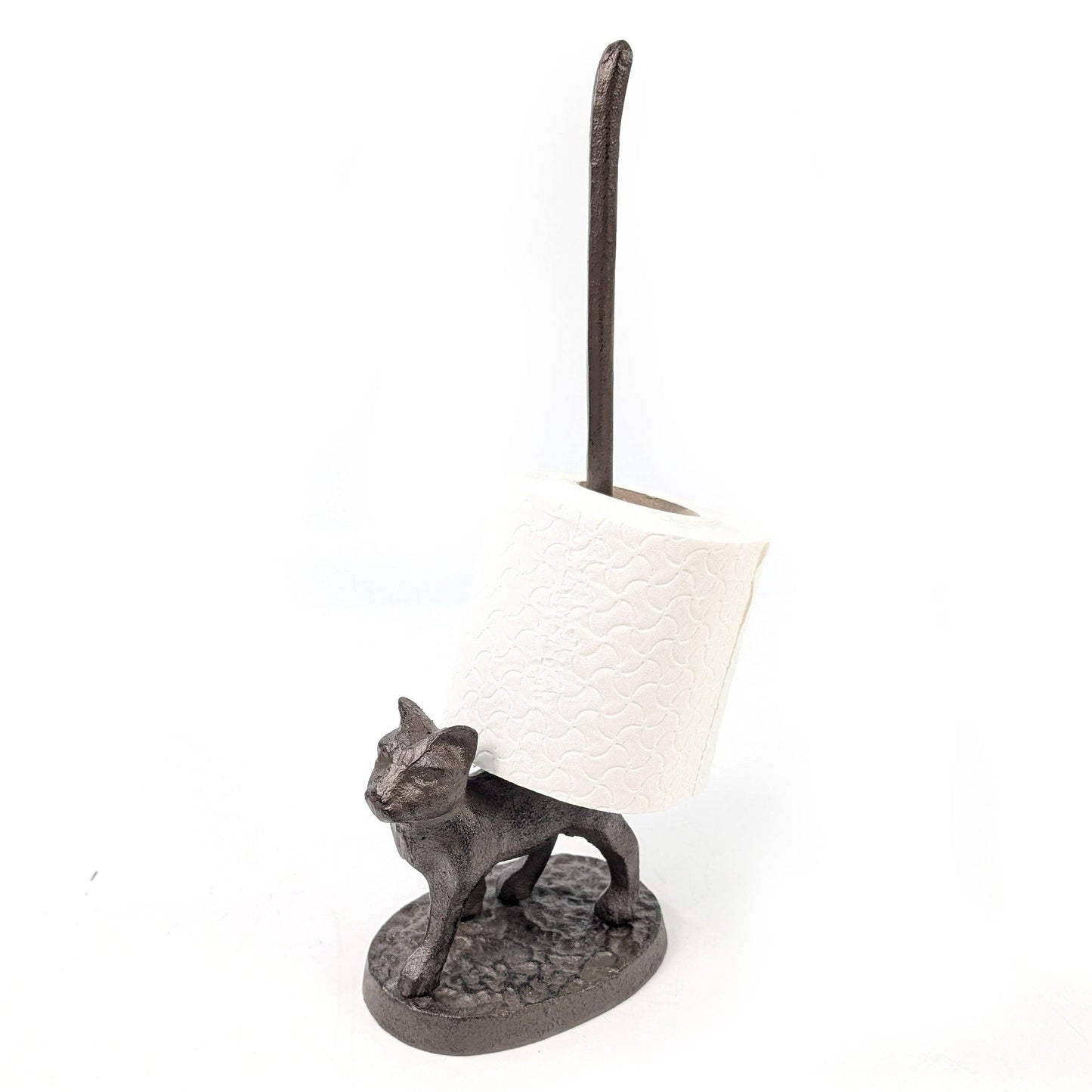 Cast Iron Kitchen/Bathroom Paper Holder - Cat