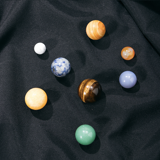 8 Gemstone Planets Solar System Kit