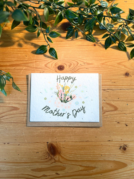 Plantable Greeting Card - Mother's Day Envelope Flower