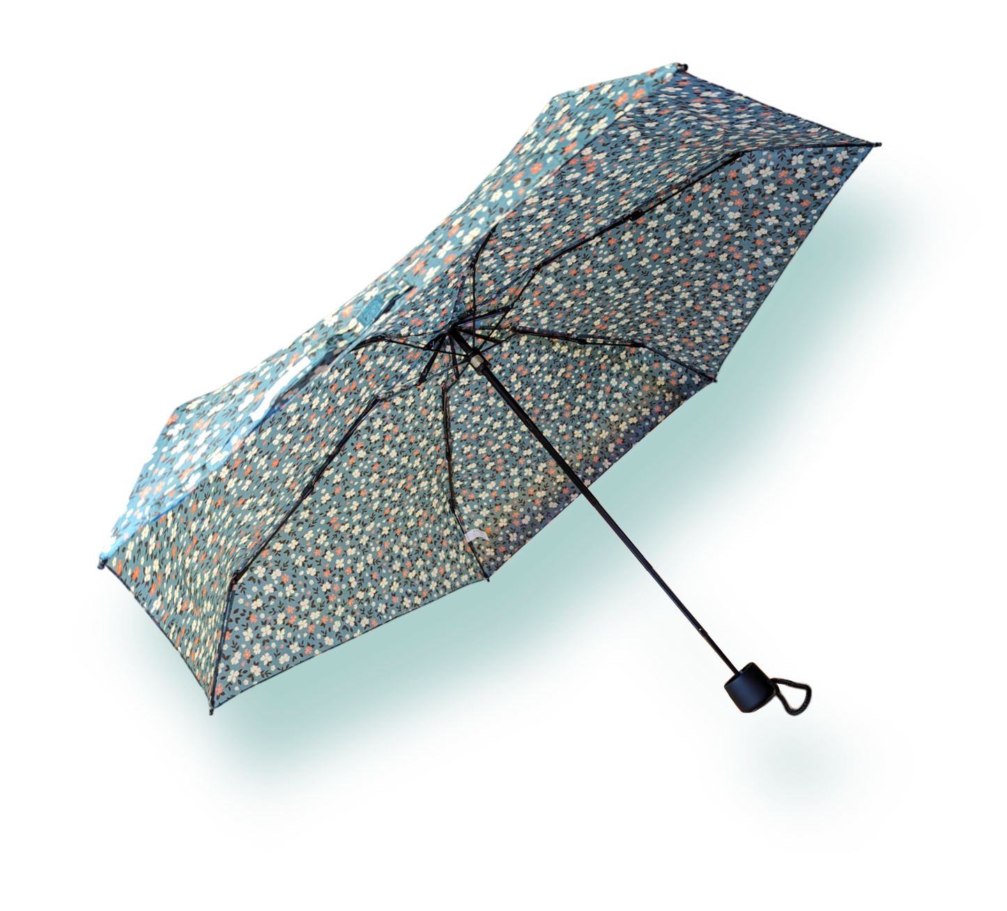 Super Mini Compact Umbrella - 5 Floral Patterns - L18cm Closed