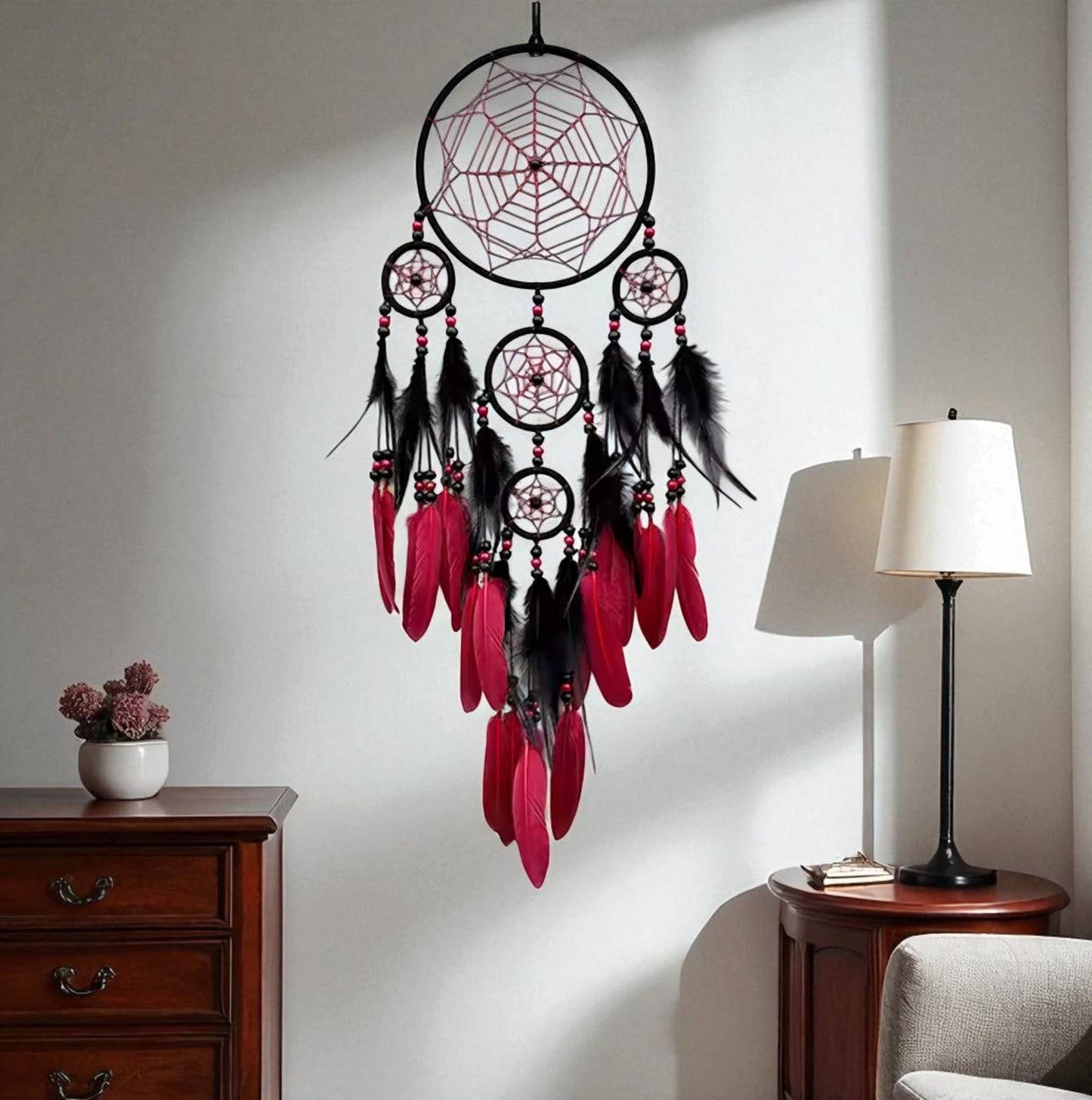 Spider Web Dreamcatcher | Gothic Halloween Wall Décor