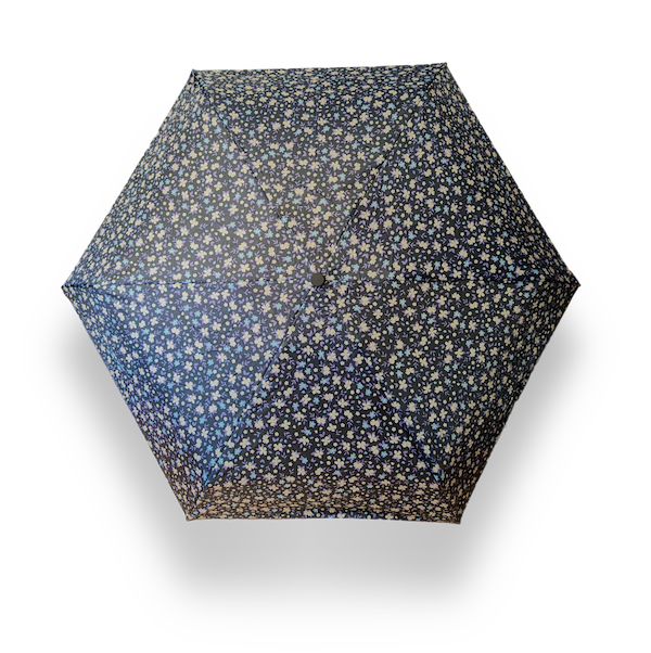 Super Mini Compact Umbrella - 5 Floral Patterns - L18cm Closed