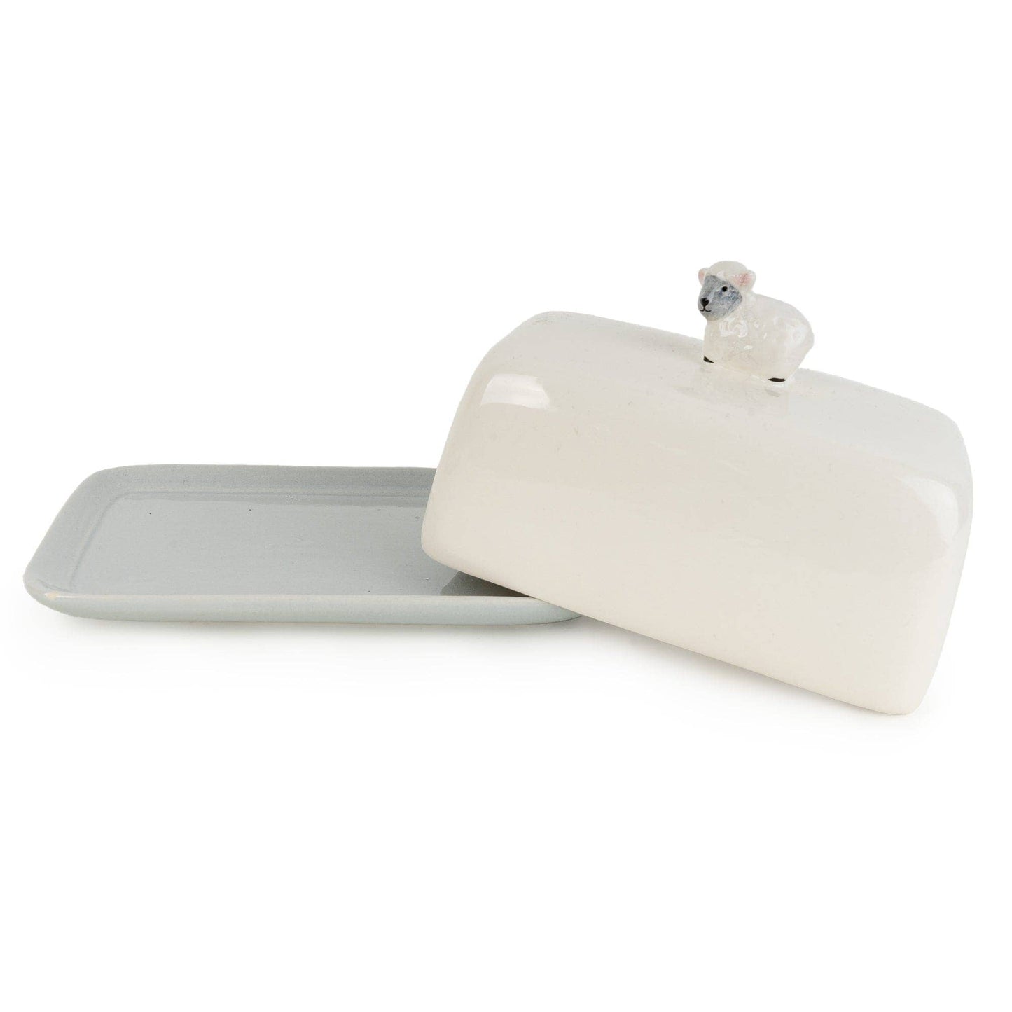 Ceramic Dish - With Sheep handle