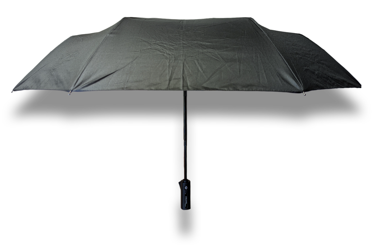 Auto Open & Close Compact Umbrella - Classic Black - L33cm Closed