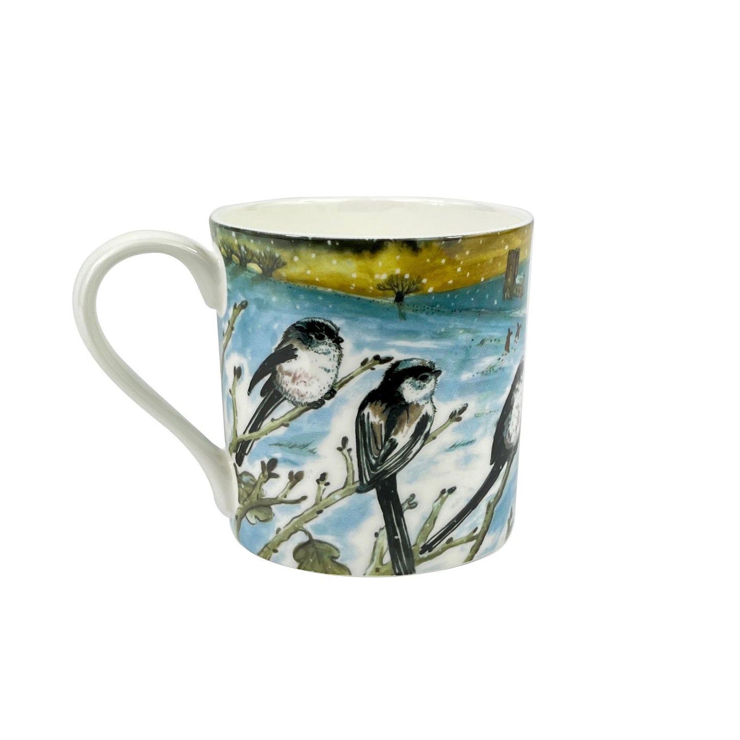 Long-Tailed Tits Bone China Mug with Gift Box