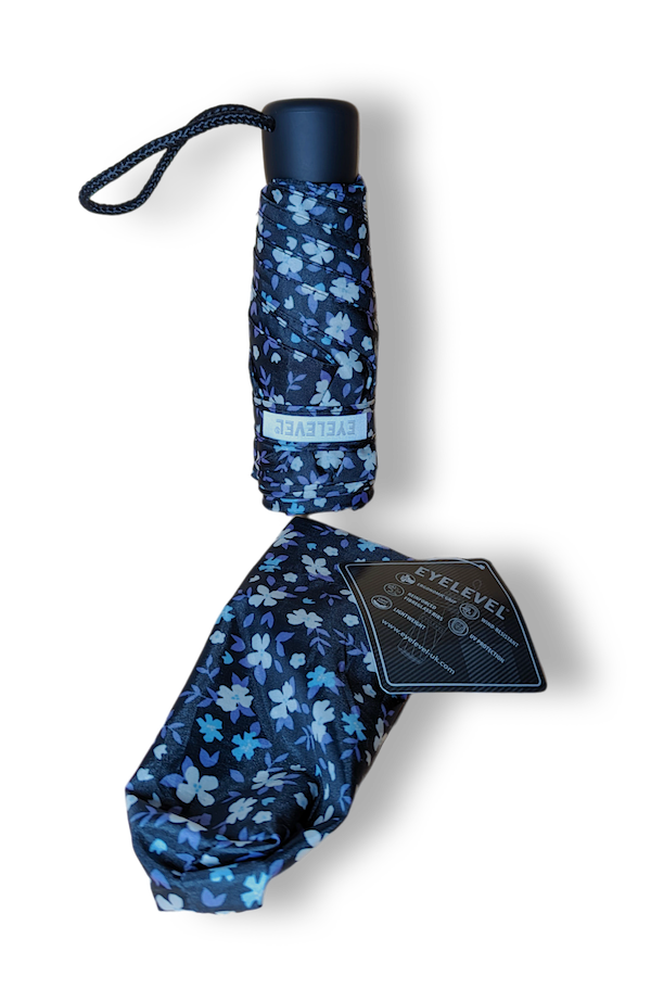 Super Mini Compact Umbrella - 5 Floral Patterns - L18cm Closed