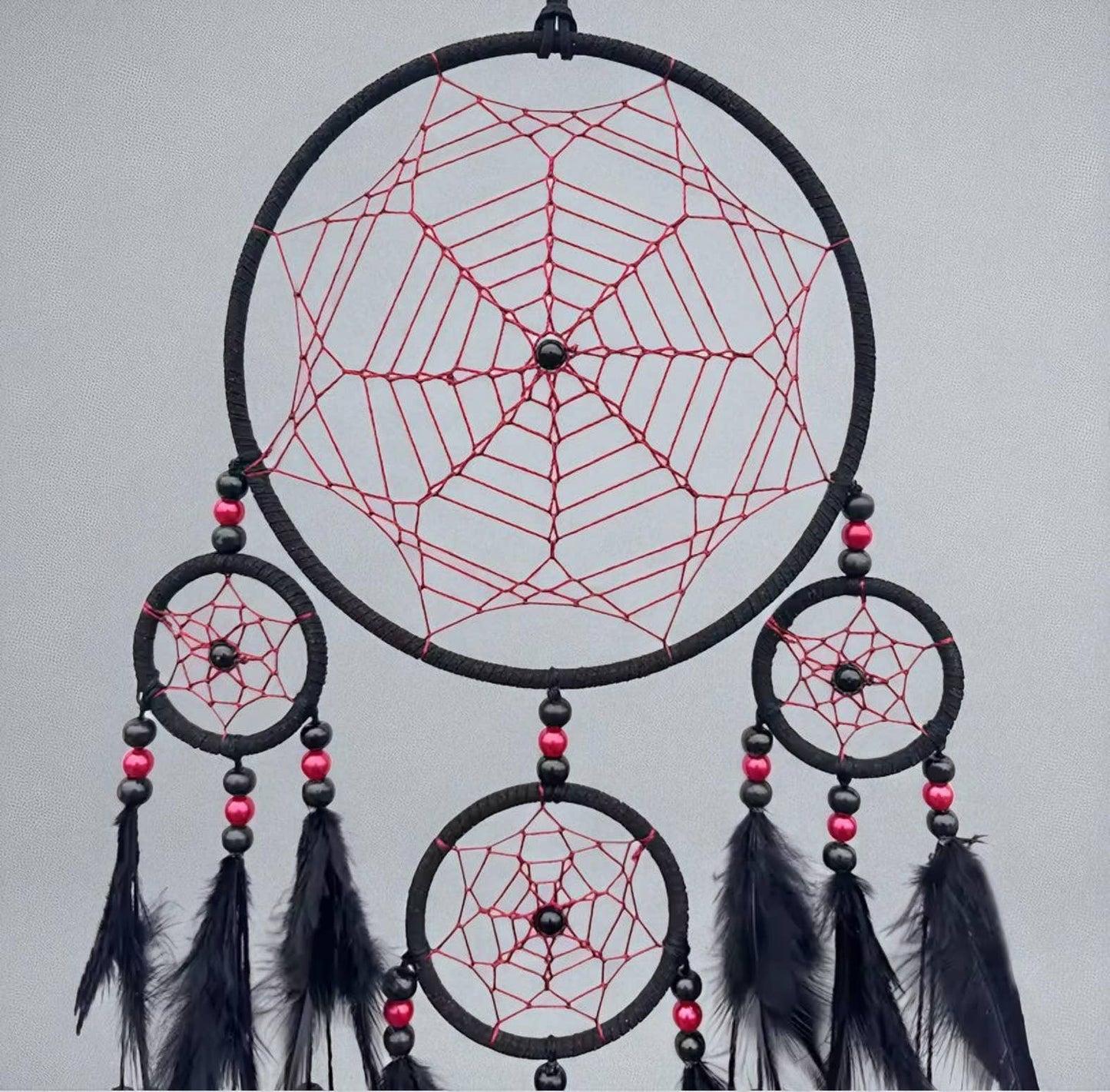Spider Web Dreamcatcher | Gothic Halloween Wall Décor