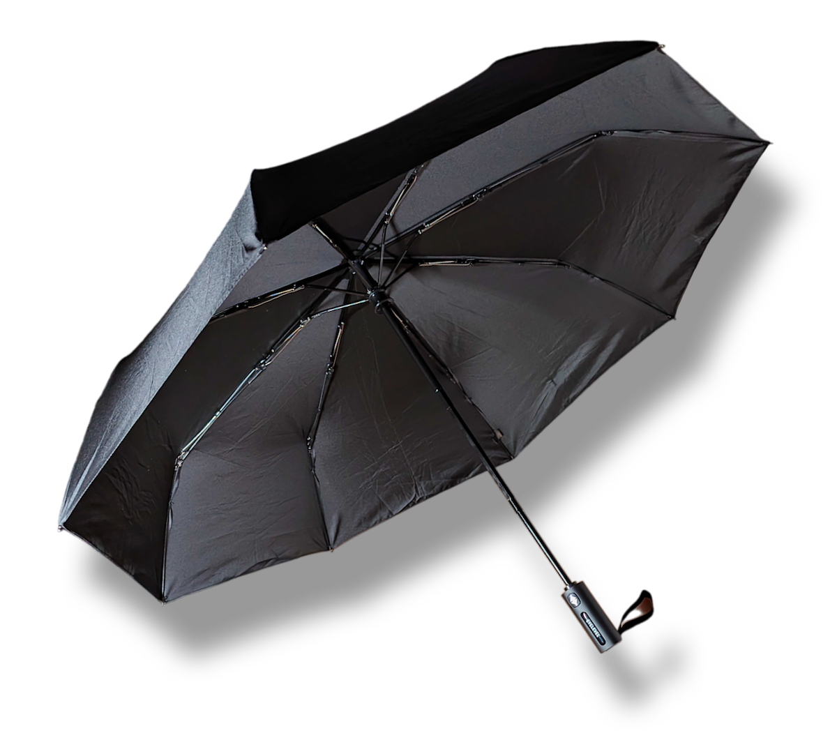 Auto Open & Close Compact Umbrella - Classic Black - L33cm Closed