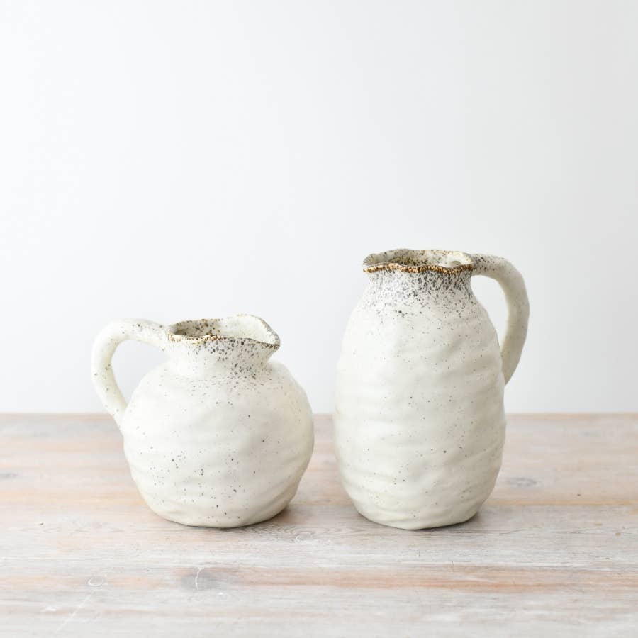 Beba Ceramic Jug | Natural Tone | 18.5cm
