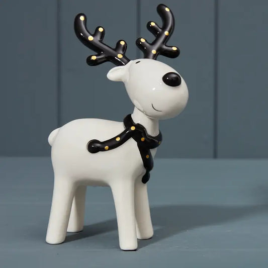 Large ceramic Reindeer L12.3cm x D10.5cm x H17.5cm