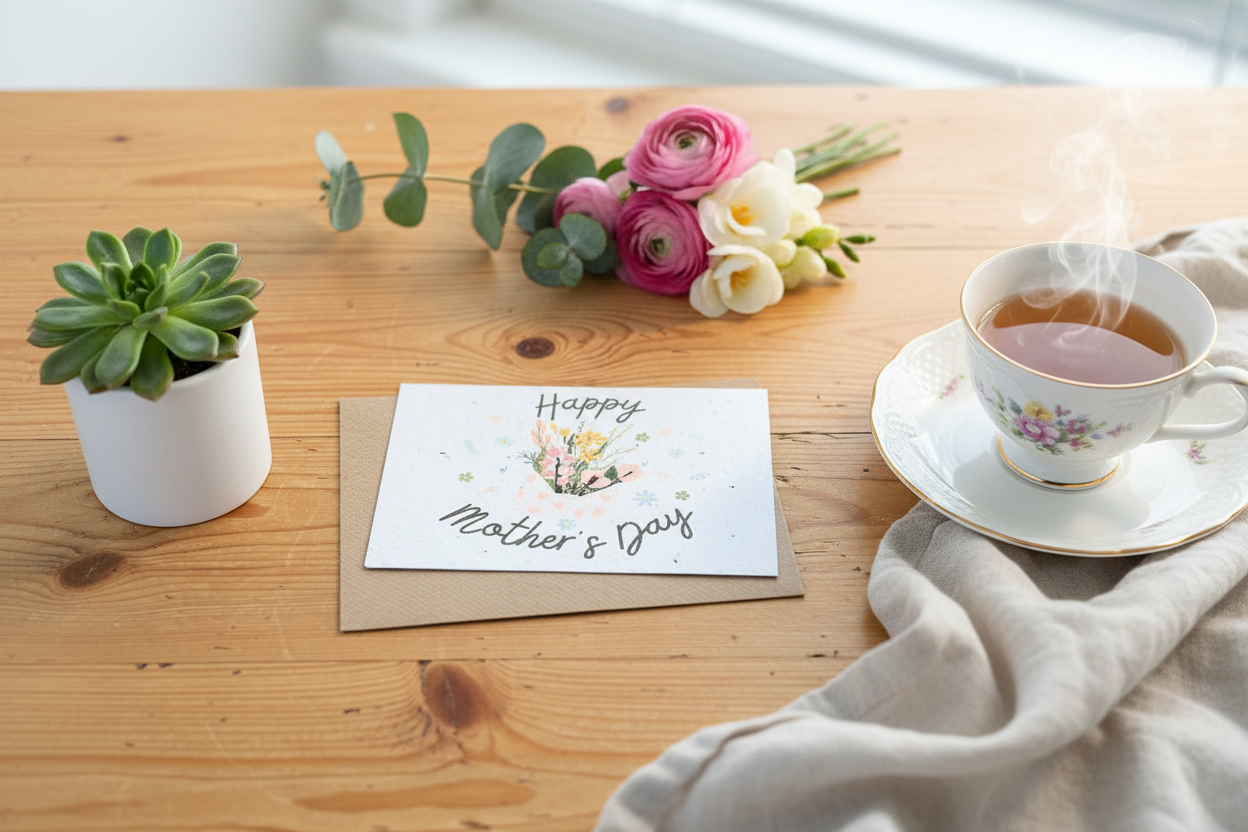 Plantable Greeting Card - Mother's Day Envelope Flower