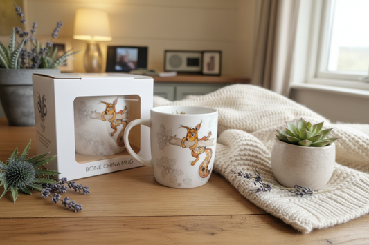 Bug Art Sammy Squirrel Mug with presentation box