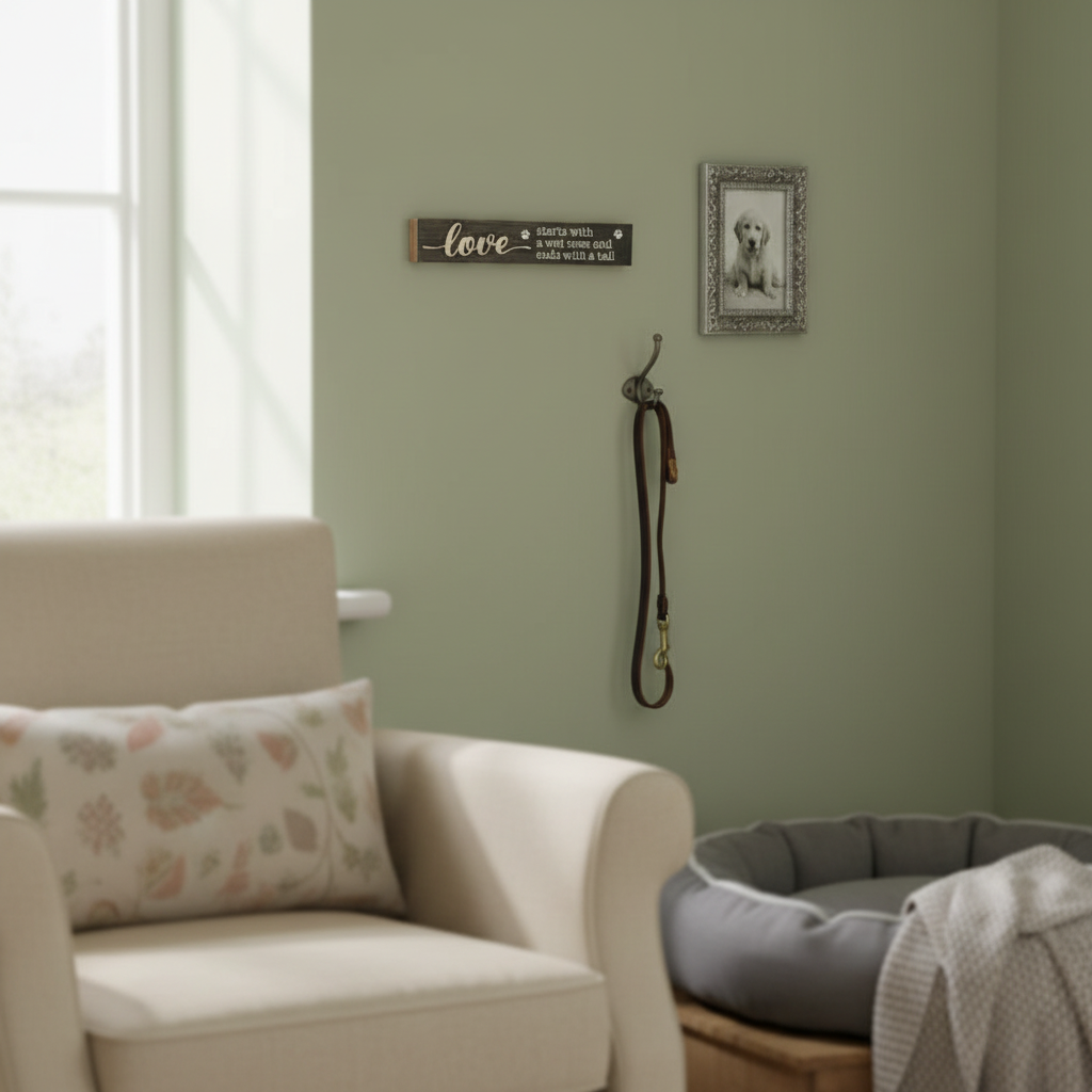 LOVE STARTS WITH... Wooden Plaque - If you love Dogs, this is for you. W40cm