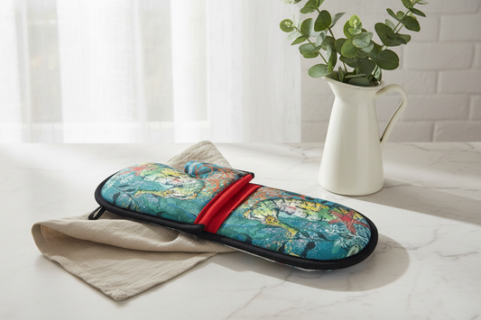 Seahorse & Starfish Oven Glove