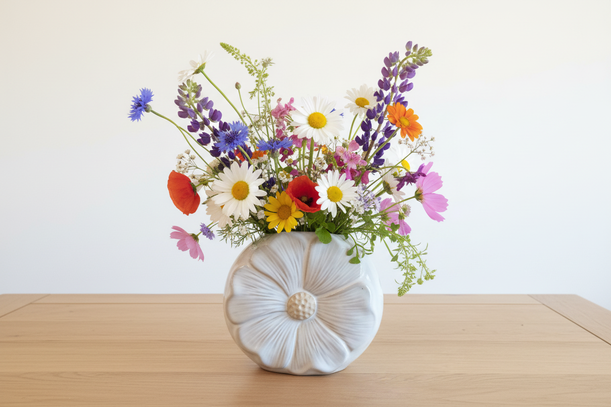 Flower Daisy Vase, 17cm - Stunner!