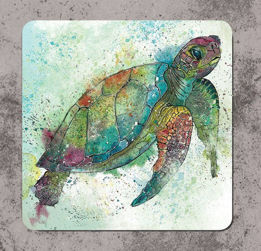 Turtle Coasters (Sold in Pairs)-handmade in the UK- Very High quality