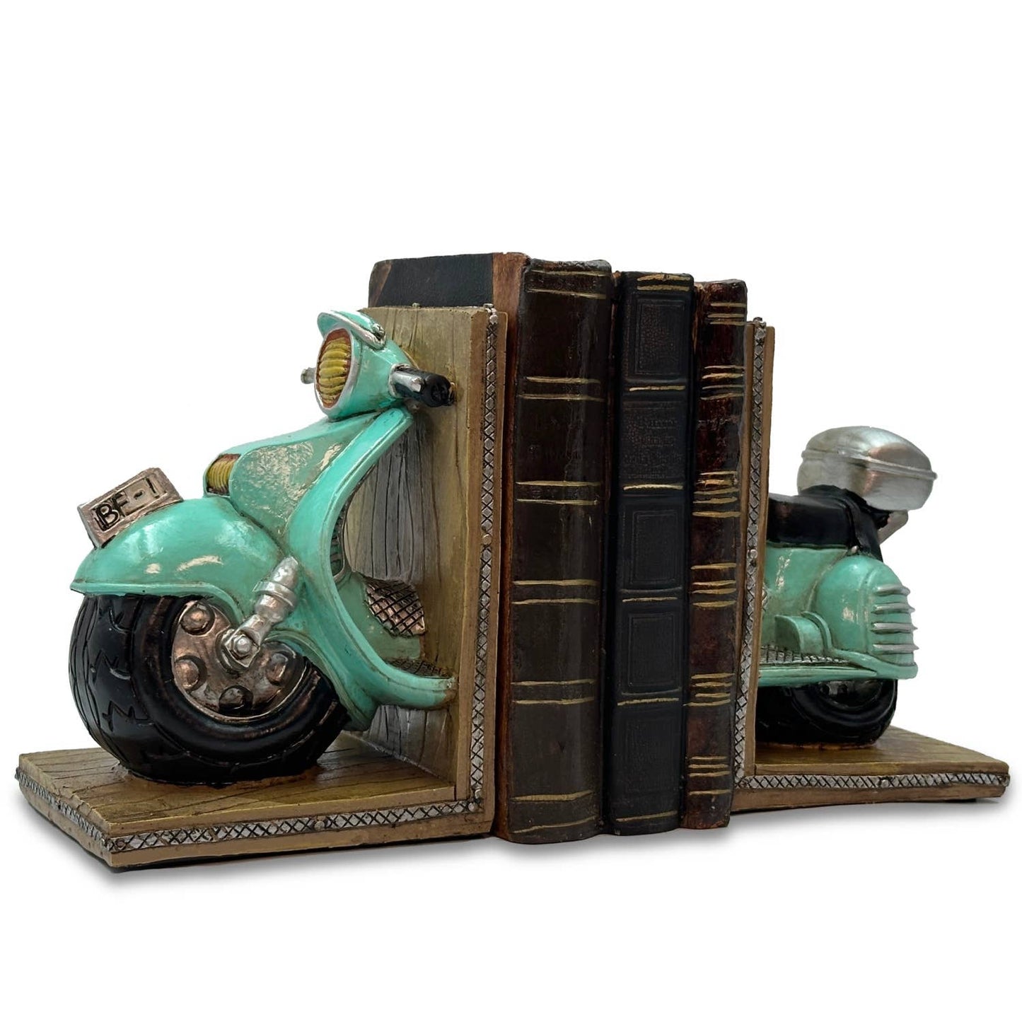 Vintage Scooter Bookends, This is just stunning!