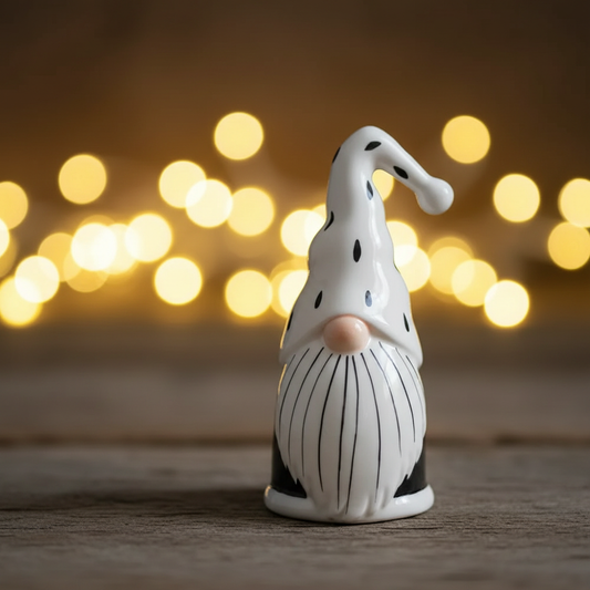 Black & White Ceramic Santa Lifestyle Shot