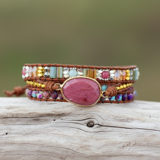 Bracelet on driftwood