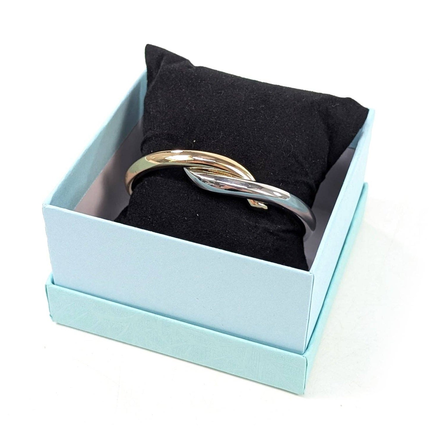 Crossover Bangle (in Gift Box) - Gold/Silver