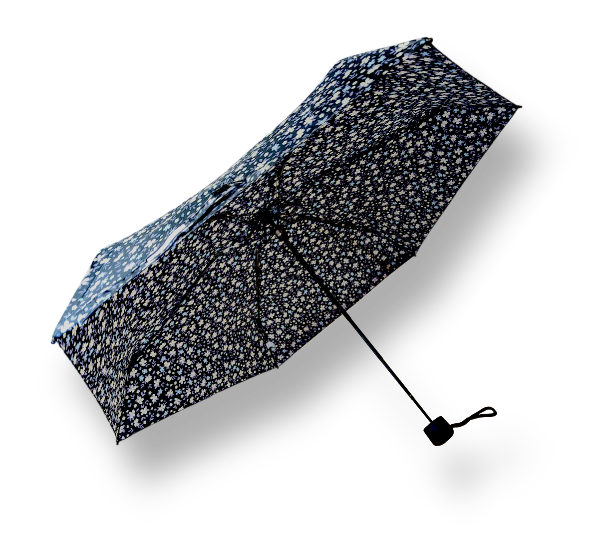 Super Mini Compact Umbrella - 5 Floral Patterns - L18cm Closed
