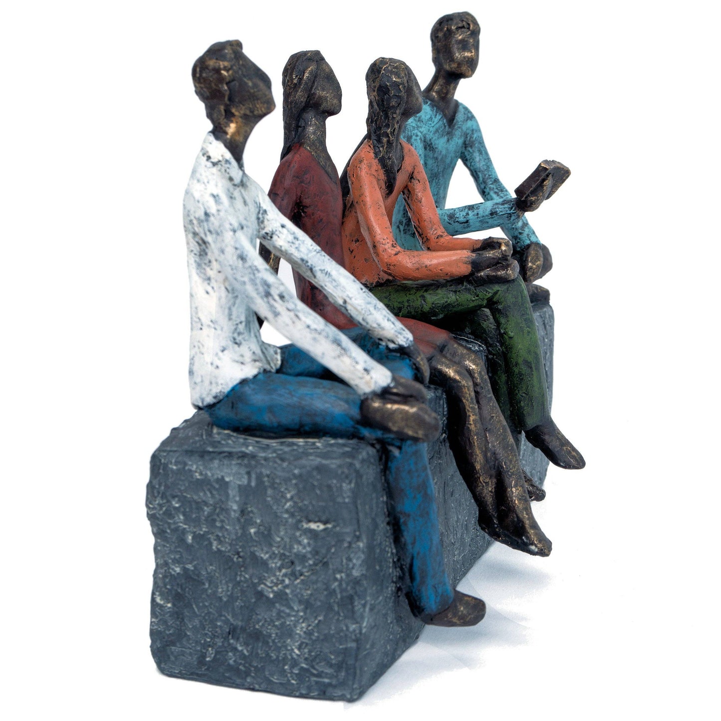 "Just Good Friends" Sculpture H23cm - A celebration of friendship
