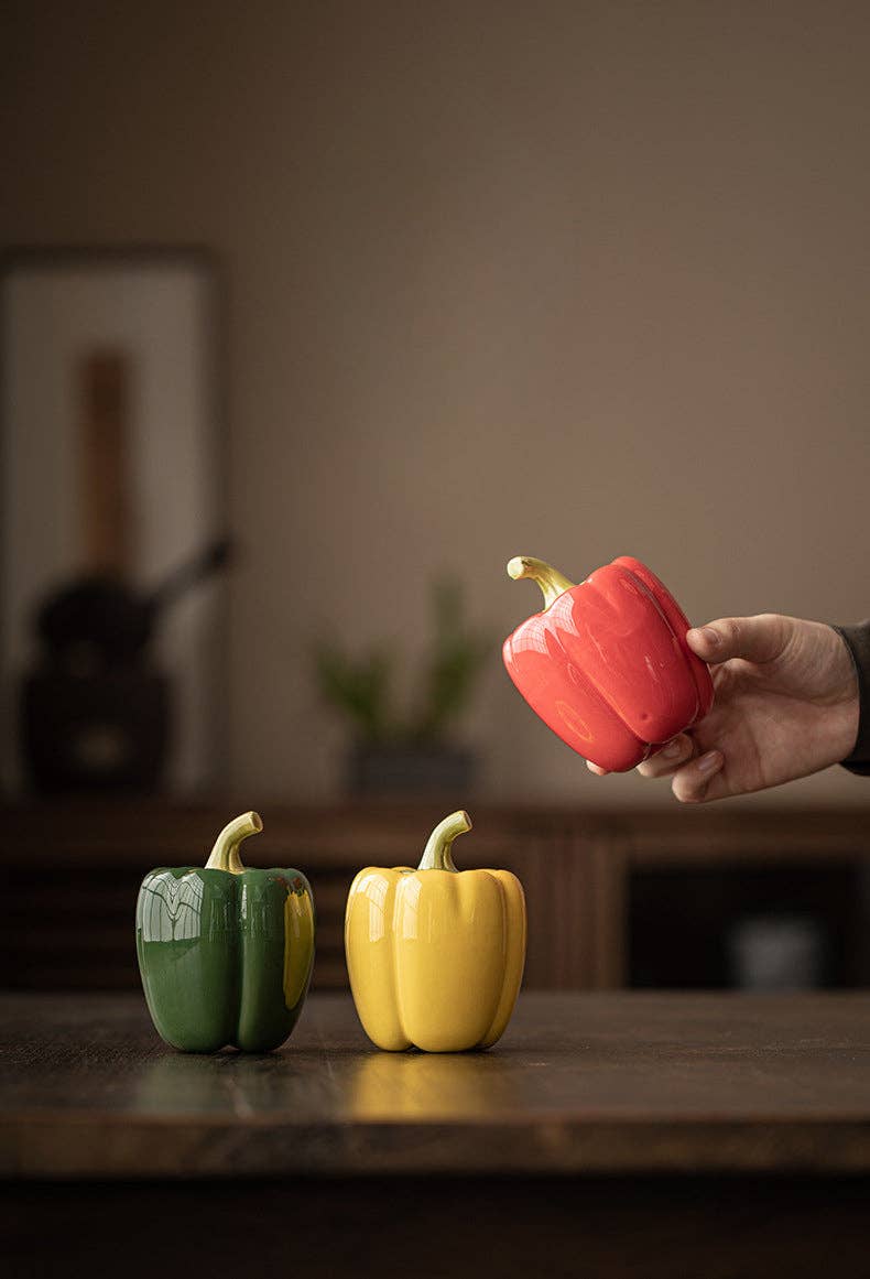 Pepper Shaped Food Container Storage