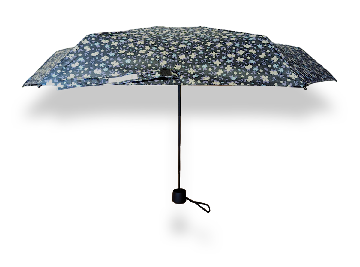 Super Mini Compact Umbrella - 5 Floral Patterns - L18cm Closed