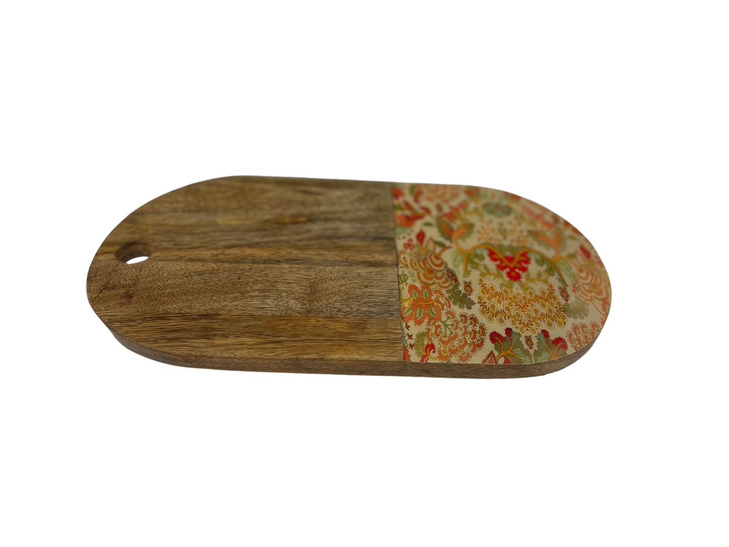 Cheese Board Charcuterie Board, Snack Serving Board With French Floral Print