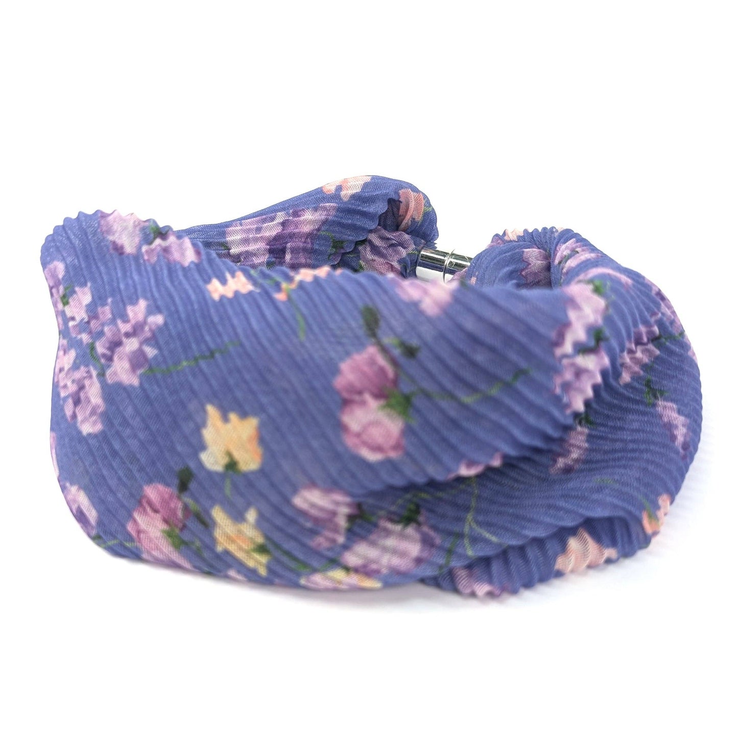 Sweet Pea Indigo Neck Scarf | Magnetic Clasp Snood