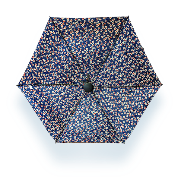 Super Mini Compact Umbrella - 5 Floral Patterns - L18cm Closed
