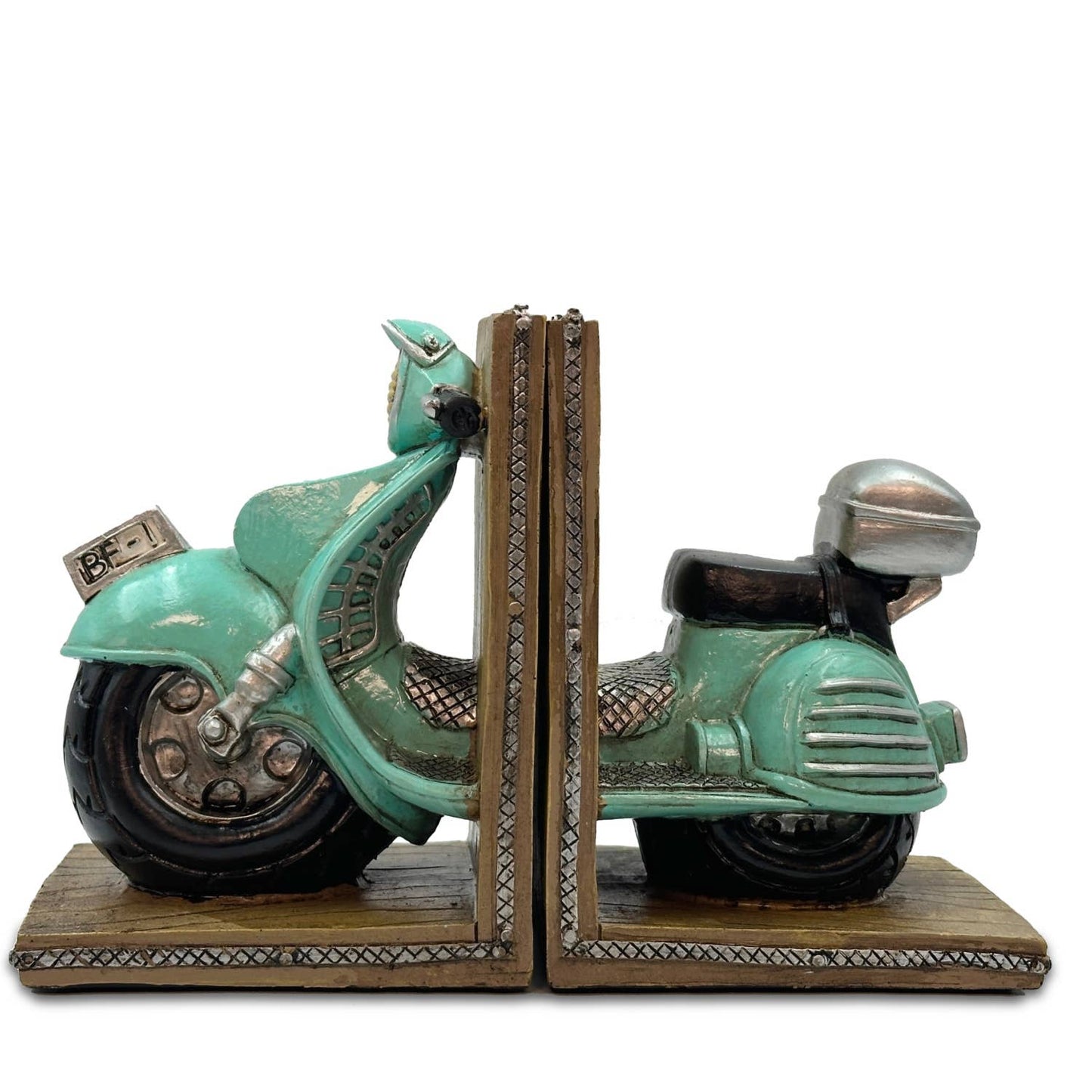 Vintage Scooter Bookends, This is just stunning!