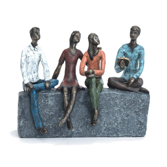 "Just Good Friends" Sculpture H23cm - A celebration of friendship