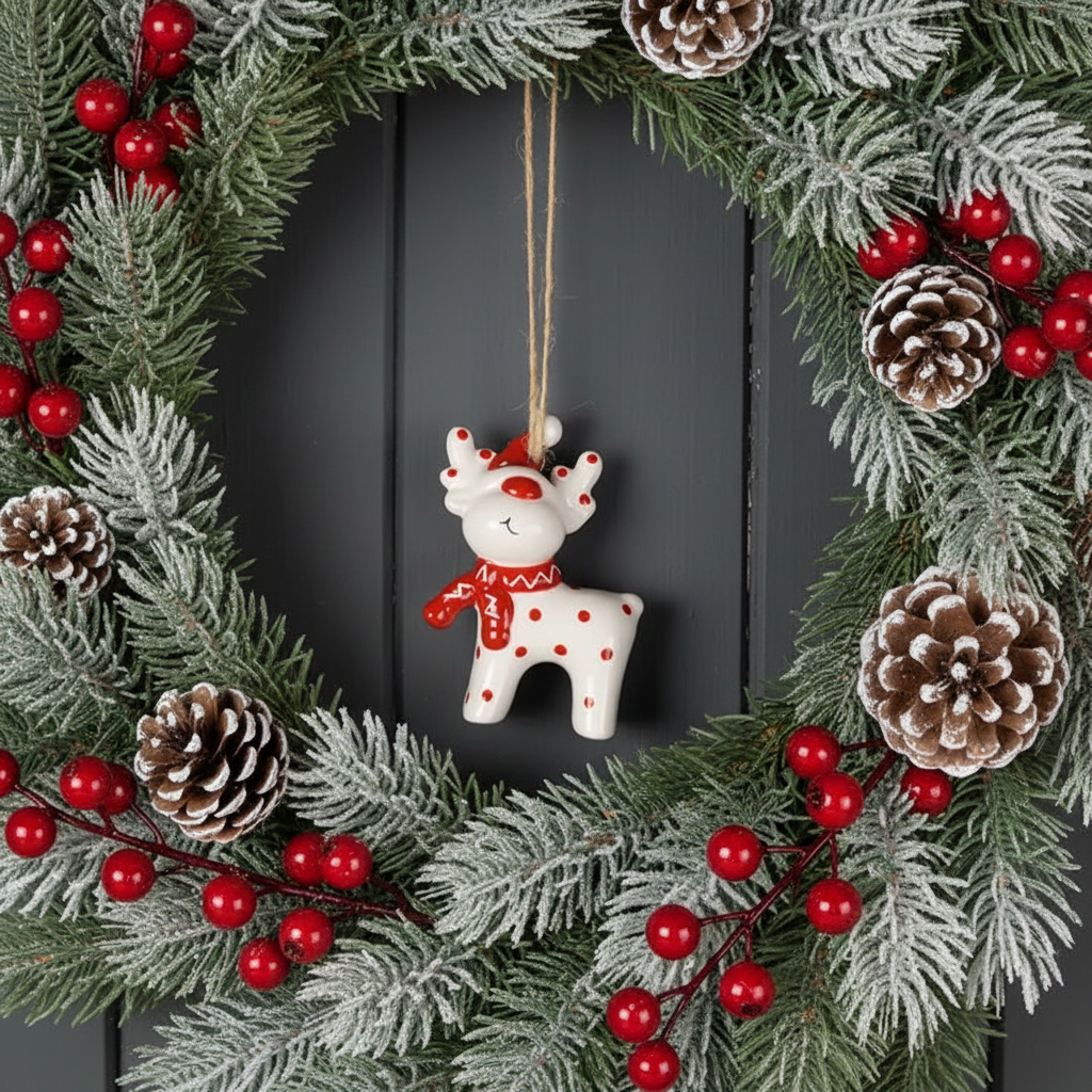 Hanging Deer - Wreath Shot