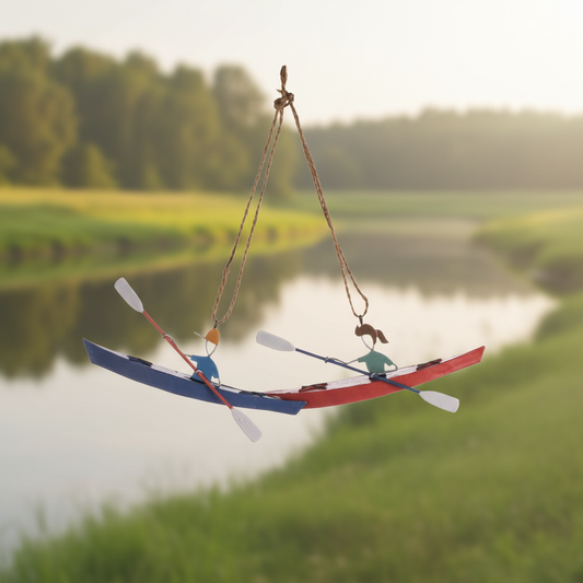 Kayak Hanging Riverbank