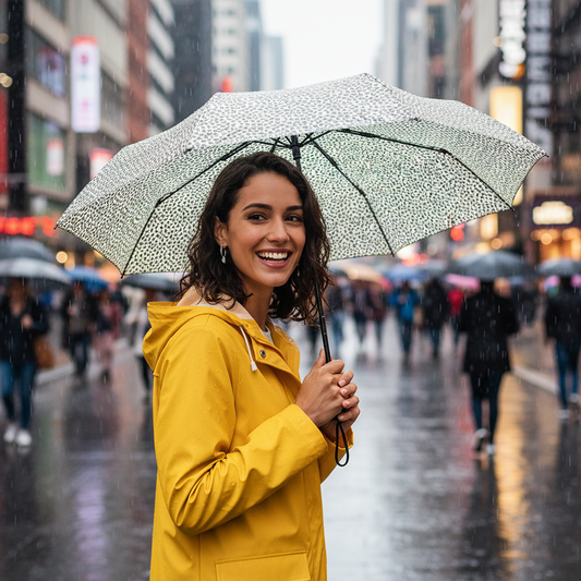 Leopard Umbrella - Street Shot