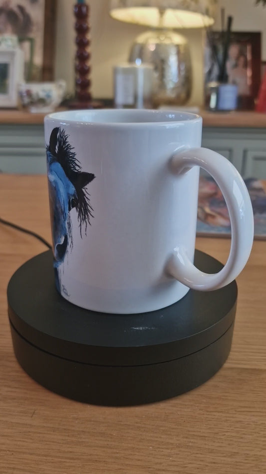 Burt Characterful Horse Art Mug