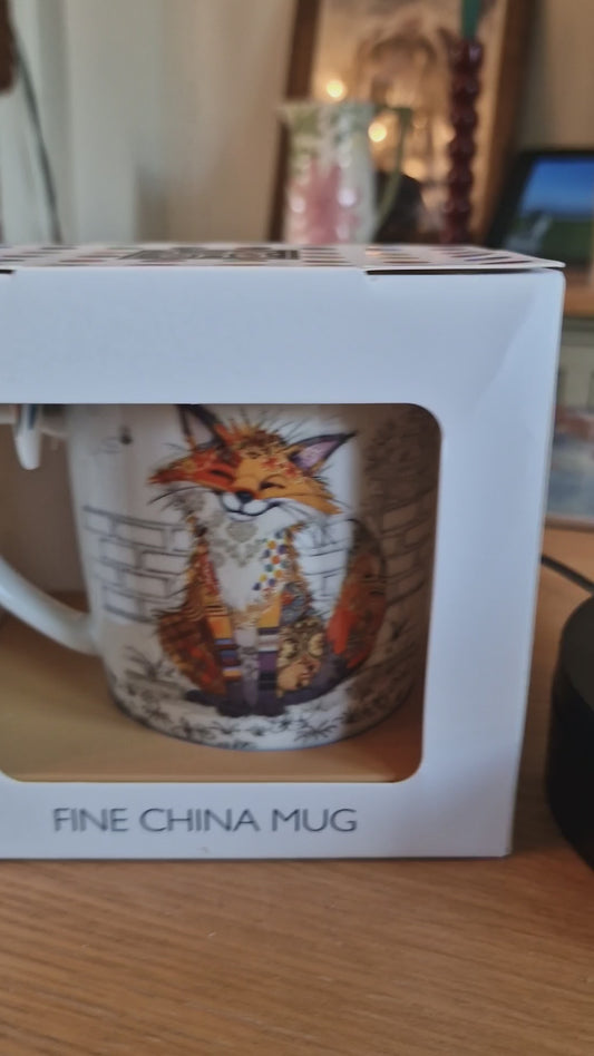 Bug Art Franky Fox Mug with presentation box