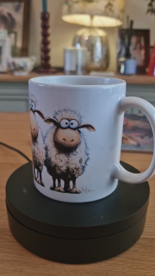 The Sheepies Characterful Art Mug