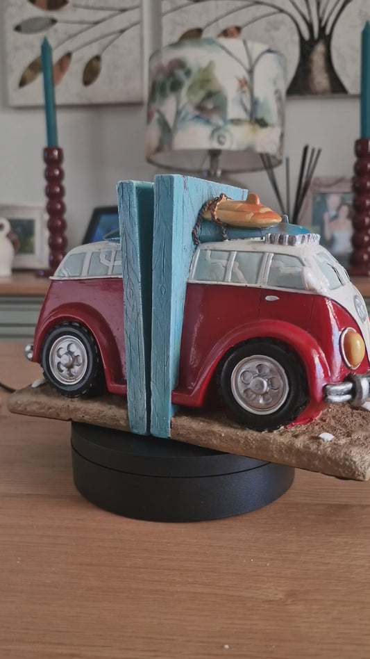 'Surfs Up' Campervan Bookends